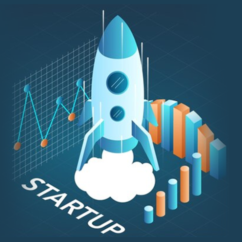 Startup Text Image